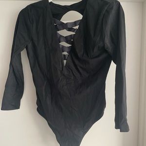 Victoria’s secret black bodysuit sz small